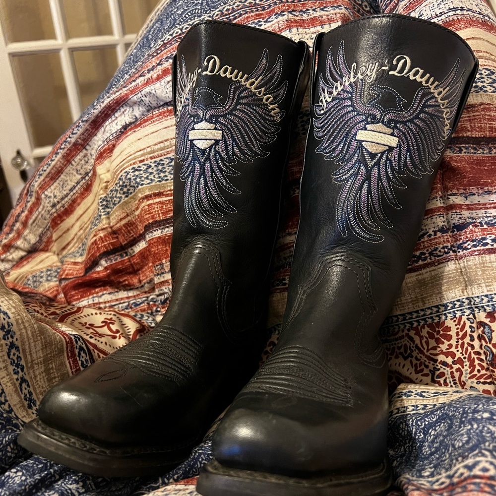 Harley-Davidson Womens Mid Calf Boot Size 6 in Womens